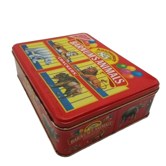 Vintage Nabisco Barnum's Animals Crackers 85th Anniversary 80s TIN Container - Picture 3 of 6